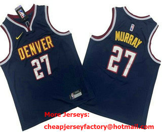 Youth Denver Nuggets #27 Jamal Murray Navy Icon Swingman Jersey