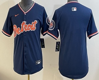 Youth Detroit Tigers Blank Black Stadium Jersey