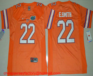 Youth Florida Gators #22 Emmitt Smith Orange Stitched NCAA Nike College Football Jersey
