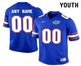 Youth Florida Gators Customized College Football Jersey - Blue