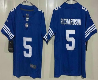 Youth Indianapolis Colts #5 Anthony Richardson Limited Blue Alternate Vapor Jersey