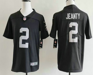 Youth Las Vegas Raiders #2 Ashton Jeanty Black Vapor Limited Stitched Jersey