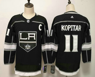 Youth Los Angeles Kings #11 Anze Kopitar Black 2017-2018 Hockey Stitched NHL Jersey