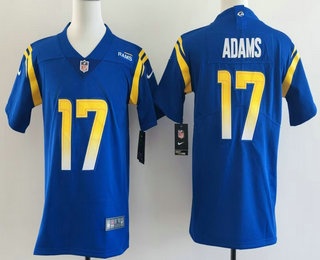 Youth Los Angeles Rams #17 Davante Adams Limited Royal Vapor Jersey