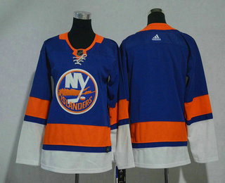 Youth New York Islanders Blank Blue Home 2017-2018 Hockey Stitched NHL Jersey