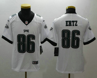 Youth Philadelphia Eagles #86 Zach Ertz White 2017 Vapor Untouchable Stitched NFL Nike Limited Jersey