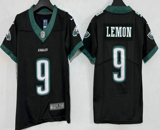 Youth Philadelphia Eagles #9 Makai Lemon Limited Black Vapor Jersey