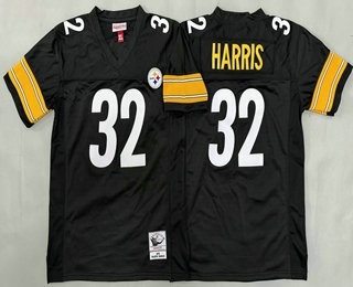 Youth Pittsburgh Steelers #32 Franco Harris Black 1978 Throwback Jersey