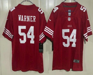 Youth San Francisco 49ers #54 Fred Warner Limited Red Vapor Jersey