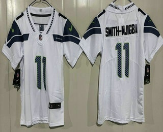 Youth Seattle Seahawks #11 Jaxon Smith Njigba Limited White Vapor Jersey