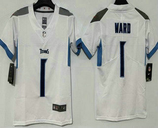 Youth Tennessee Titans #1 Cameron Ward Limited White Vapor Jersey