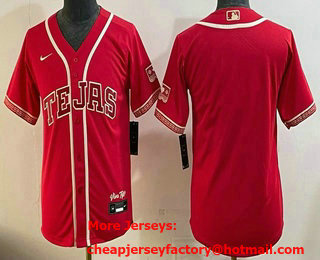 Youth Texas Rangers Blank Red 2026 City Connect Stadium Jersey