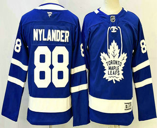 Youth Toronto Maple Leafs #88 William Nylander Blue Authentitc Jersey