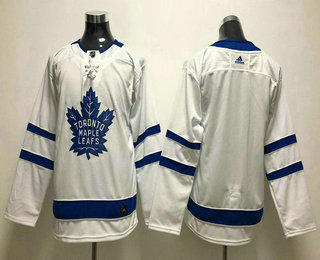 Youth Toronto Maple Leafs Blank White 2017-2018 Hockey Stitched NHL Jersey