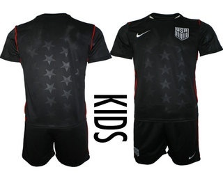 Youth USA National Team Blank Navy Away 2026 World Cup Soccer Team Jersey Suit