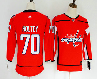 Youth Washington Capitals #70 Braden Holtby Red 2017-2018 Hockey Stitched NHL Jersey