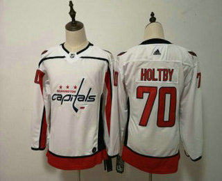 Youth Washington Capitals #70 Braden Holtby White 2017-2018 Hockey Stitched NHL Jersey