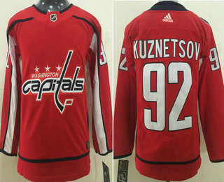 Youth Washington Capitals #92 Evgeny Kuznetsov Red 2017-2018 Hockey Stitched NHL Jersey
