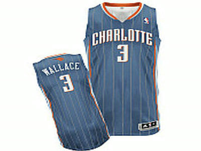Charlotte 3 Bobcats Gerald Wallace Revolution 30 Road Jersey