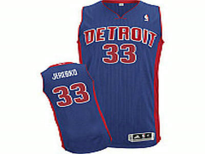Detriot Pistons Jonas Jerebko Revolution 30 Road Jersey