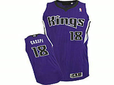 Sacramento Kings 18 Omri Casspi Revolution 30 Road Jersey