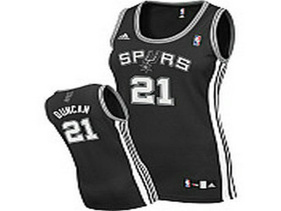 San Antonio Spurs Tim Duncan Women Road Jersey